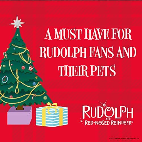 רודולף האייל האדום האייל הדבורה בובו בובו גוף קטיפה צעצוע | צעצוע גדול של כלב קטיפה צעצוע כלבים חריק מצעצוע כלב חג המולד, צעצוע לעיסת